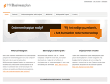 Tablet Screenshot of mkbusinessplan.nl